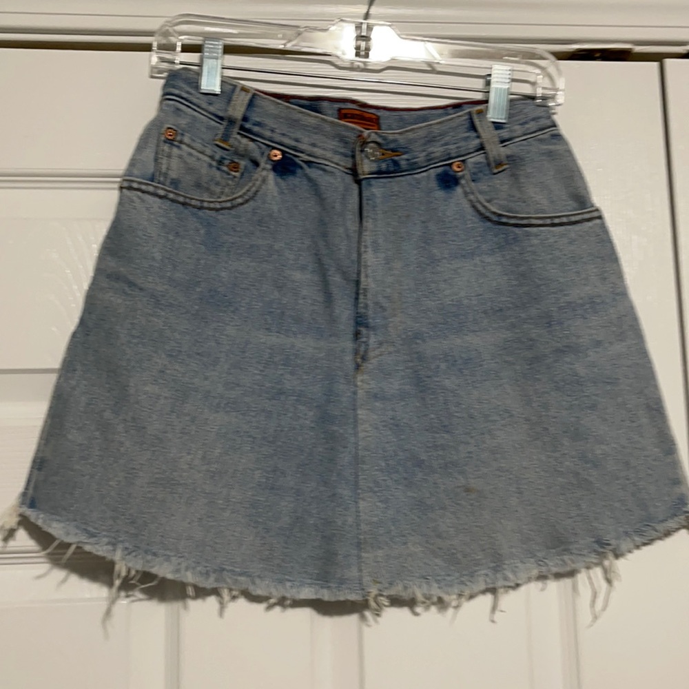 Levi’s denim mini skirt